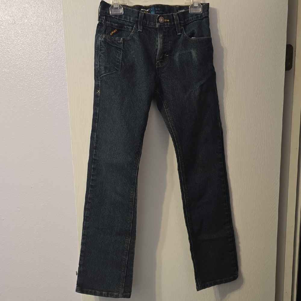 Ariat Men's Dark Blue Straight Jeans